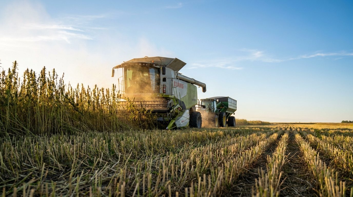 Hemp at Harvest: How the Crop Comes Off the Field